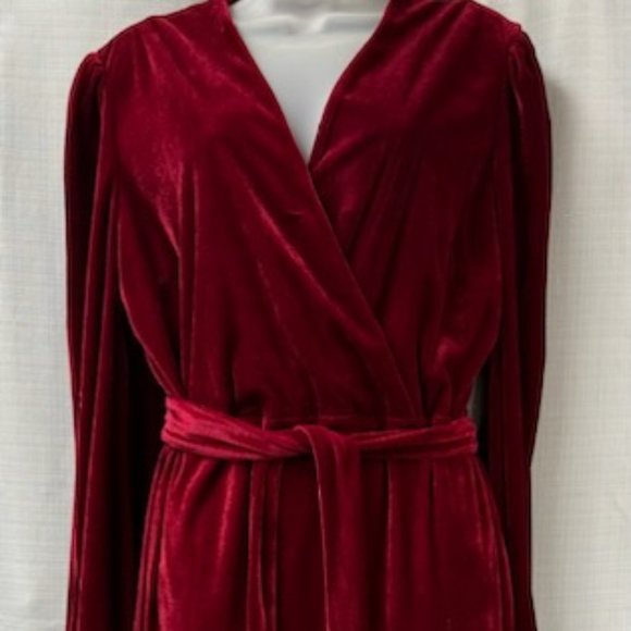 Alexia Admor Velvet Red Dress NWT- XL - Picture 1 of 13